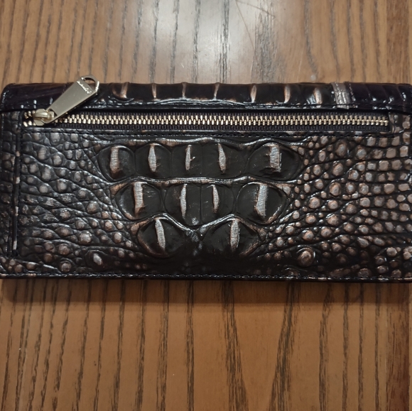 Brahmin Elisa Satchel w/ Wallet Gray/BlkMulti - Picture 13 of 16